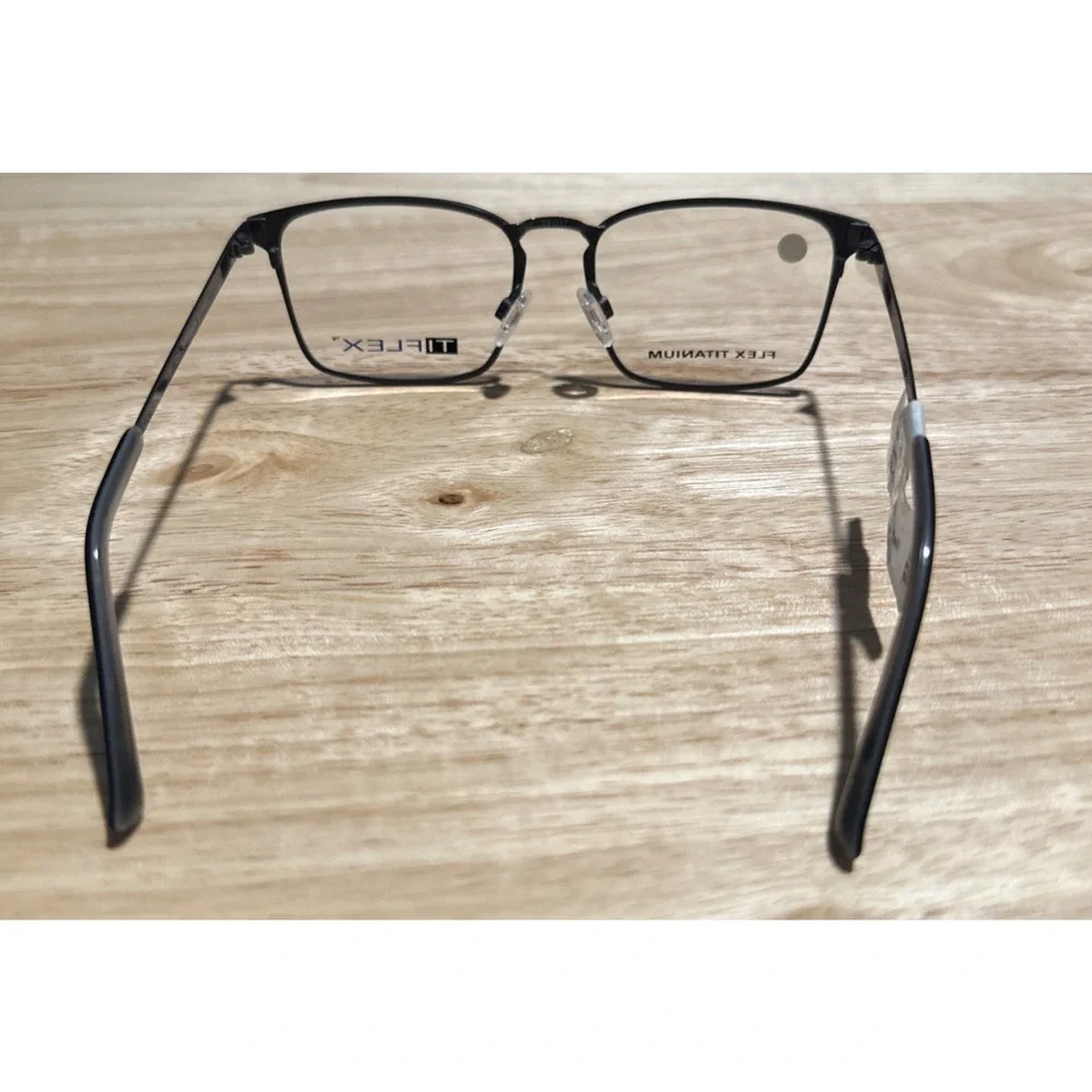TiFlex T1767 Eyeglass Frame Matte Gunmetal 52-17-140 NWT